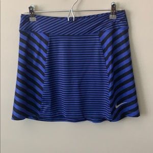 Blue and Black Nike Golf Skirt